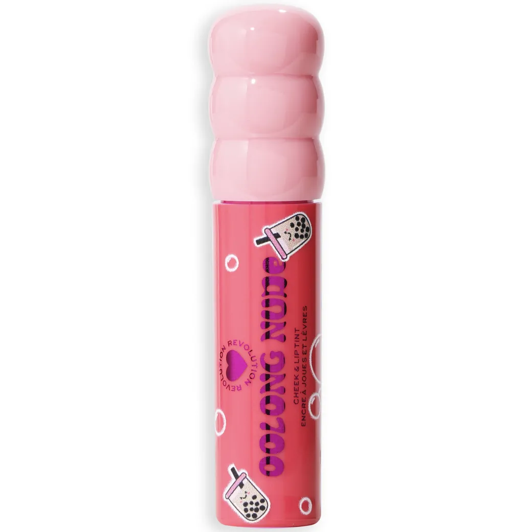 I Heart Revolution Bubble Tea Milky Blush + Lip Tint Oolong Nude