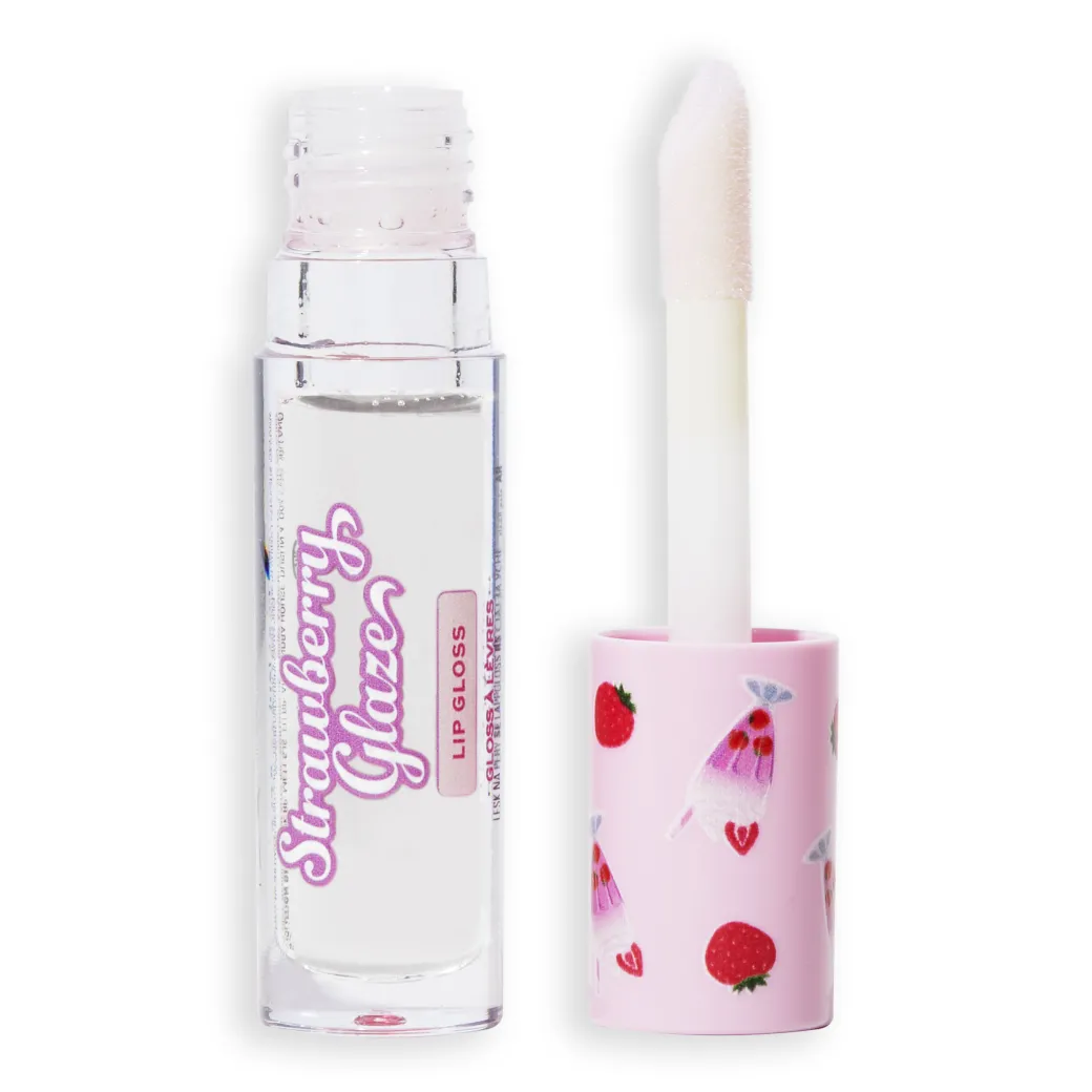 I Heart Revolution Strawberry Glaze Lip Gloss Clearly Cream
