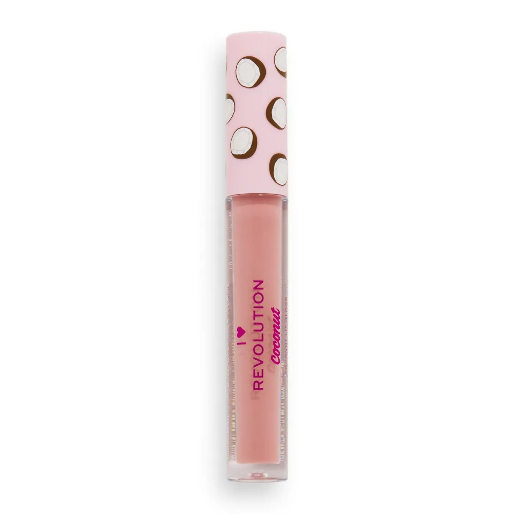 I Heart Revolution Tasty Coconut Lip Gloss Nude Coconut Meringue
