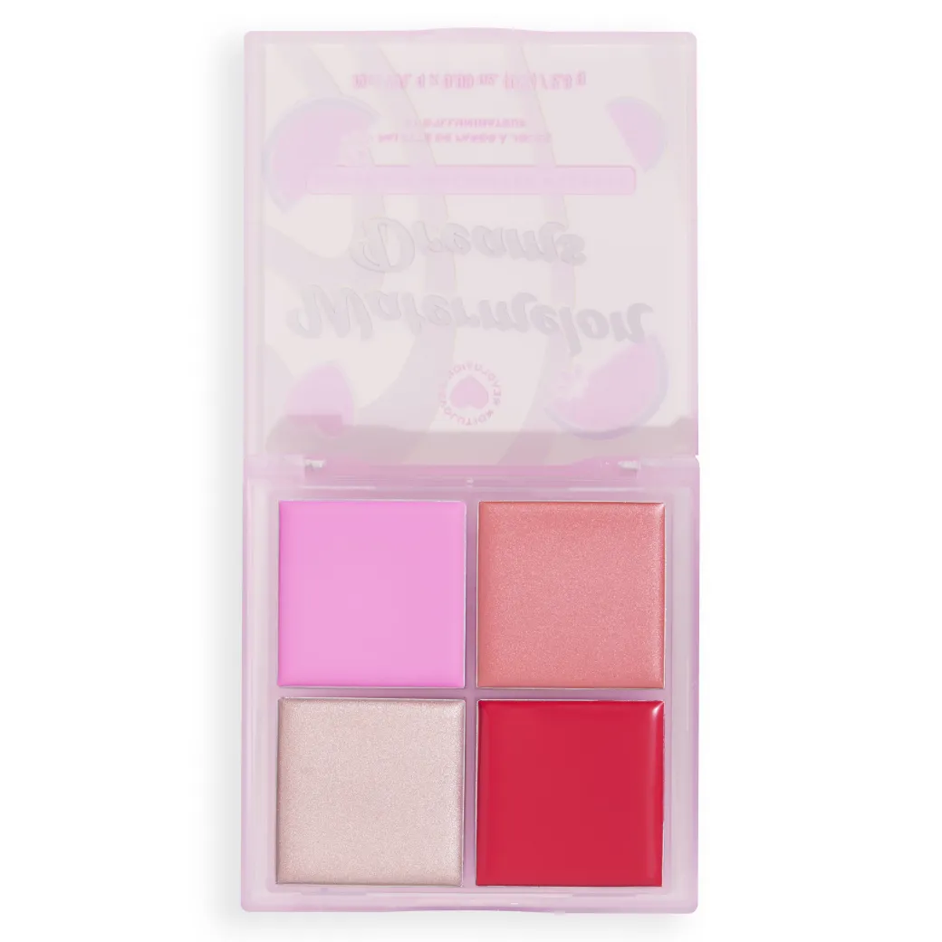 I Heart Revolution Watermelon Dreams Blush & Highlighter Quad