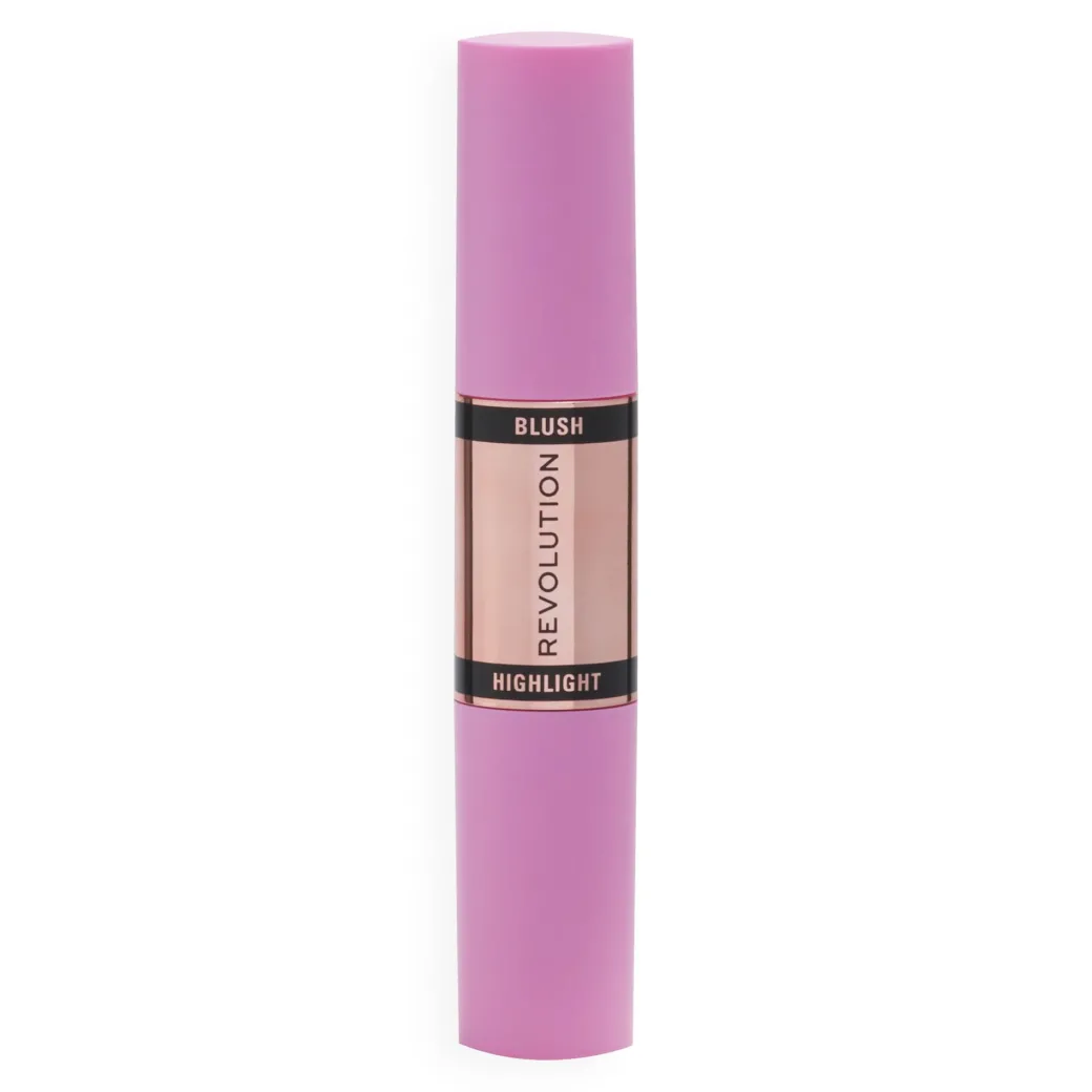 Makeup Revolution Blush & Highlight Stick Coral Dew