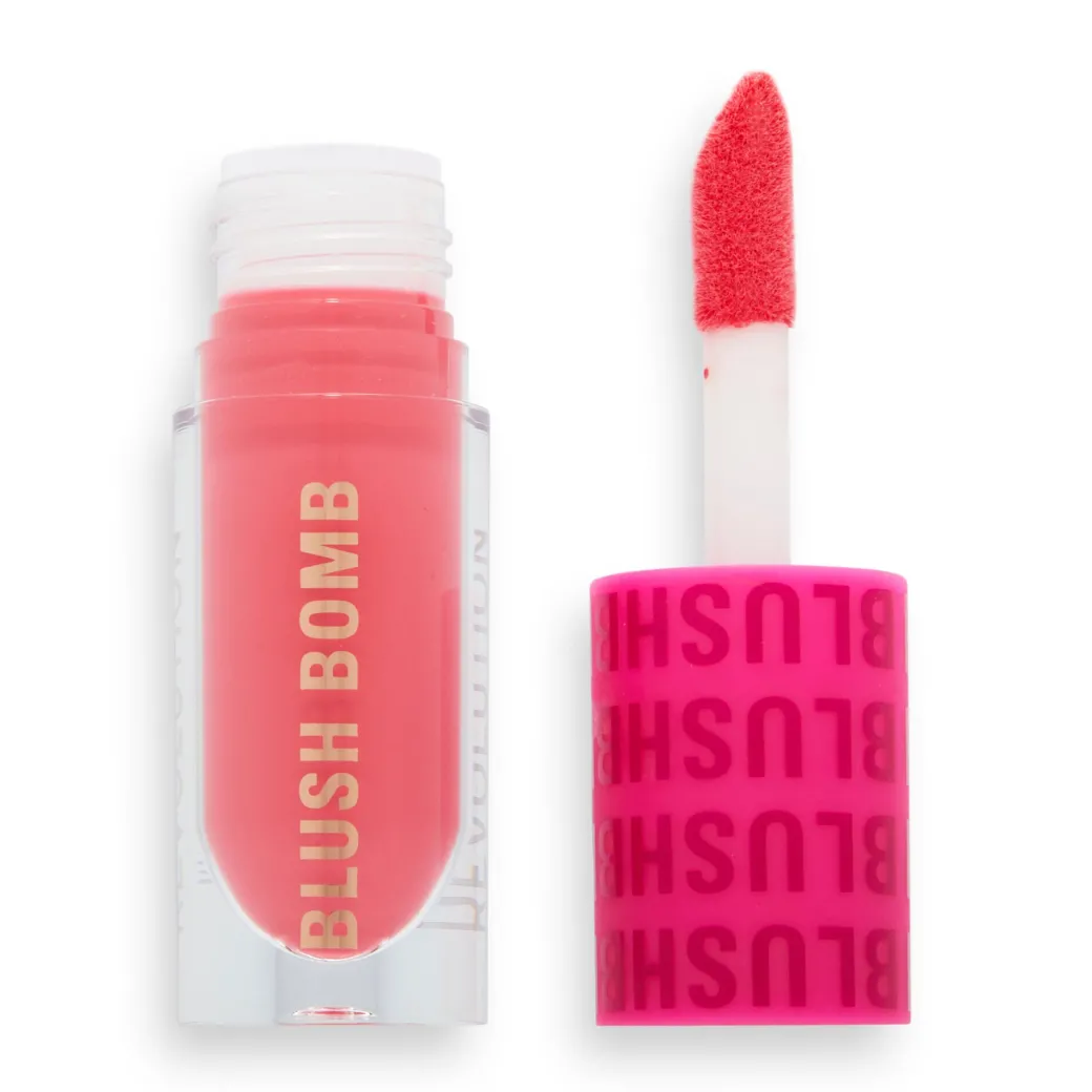 Makeup Revolution Blush Bomb Cream Blusher Savage Coral