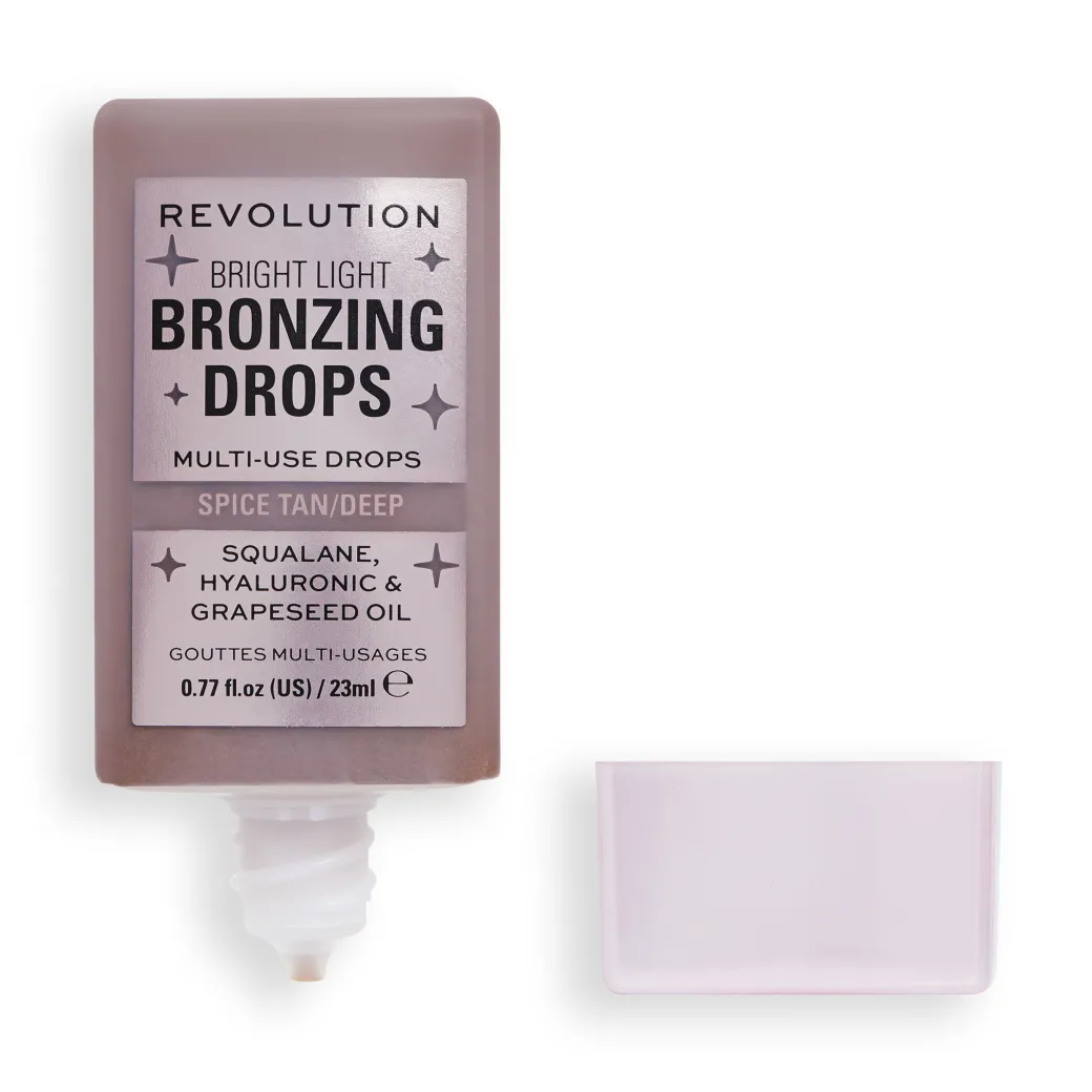 Makeup Revolution Bright Light Bronzing Drops Deep Bronze Spice