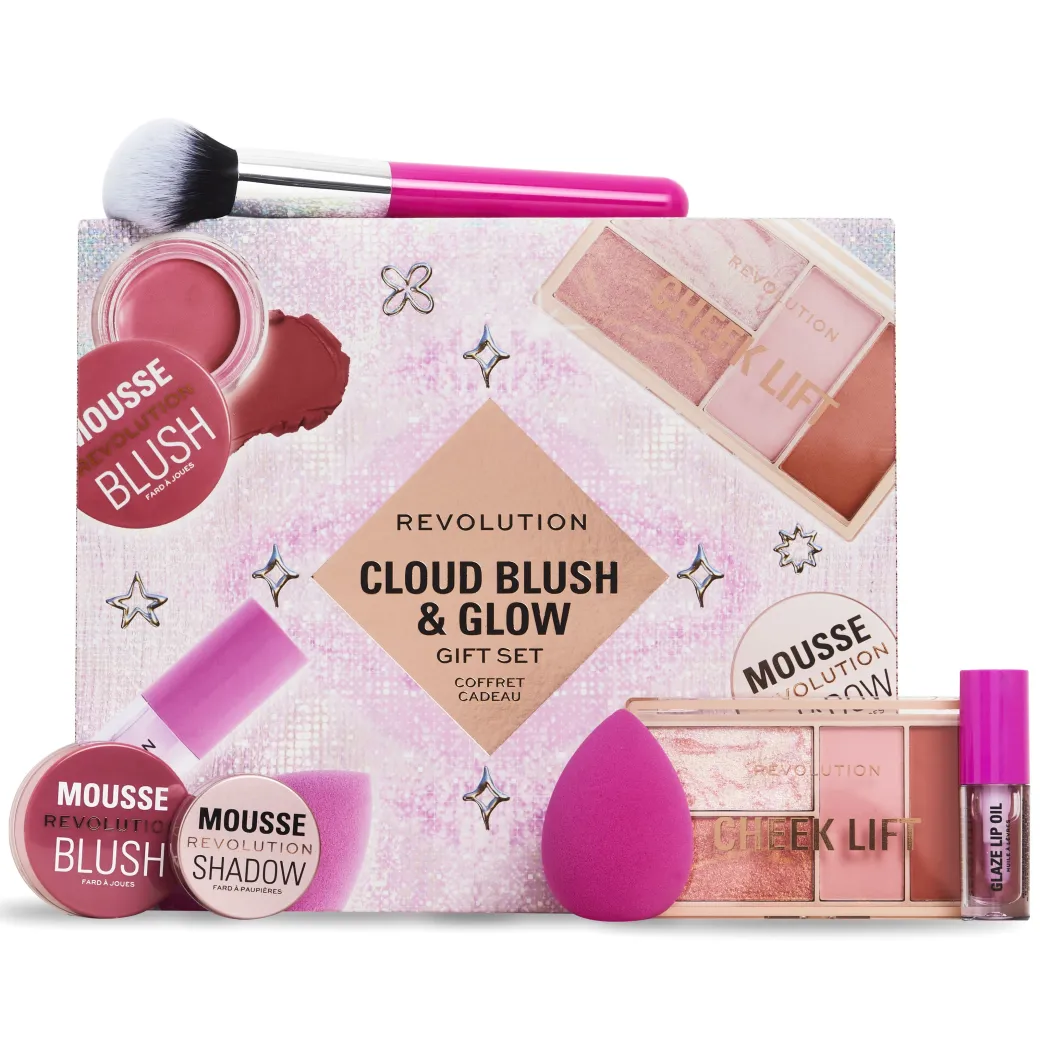 Makeup Revolution Cloud Blush and Glow Highlight Gift Set