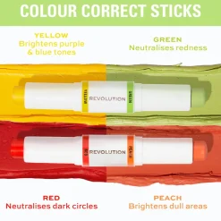 Makeup Revolution Color Correcting Stick Red & Peach