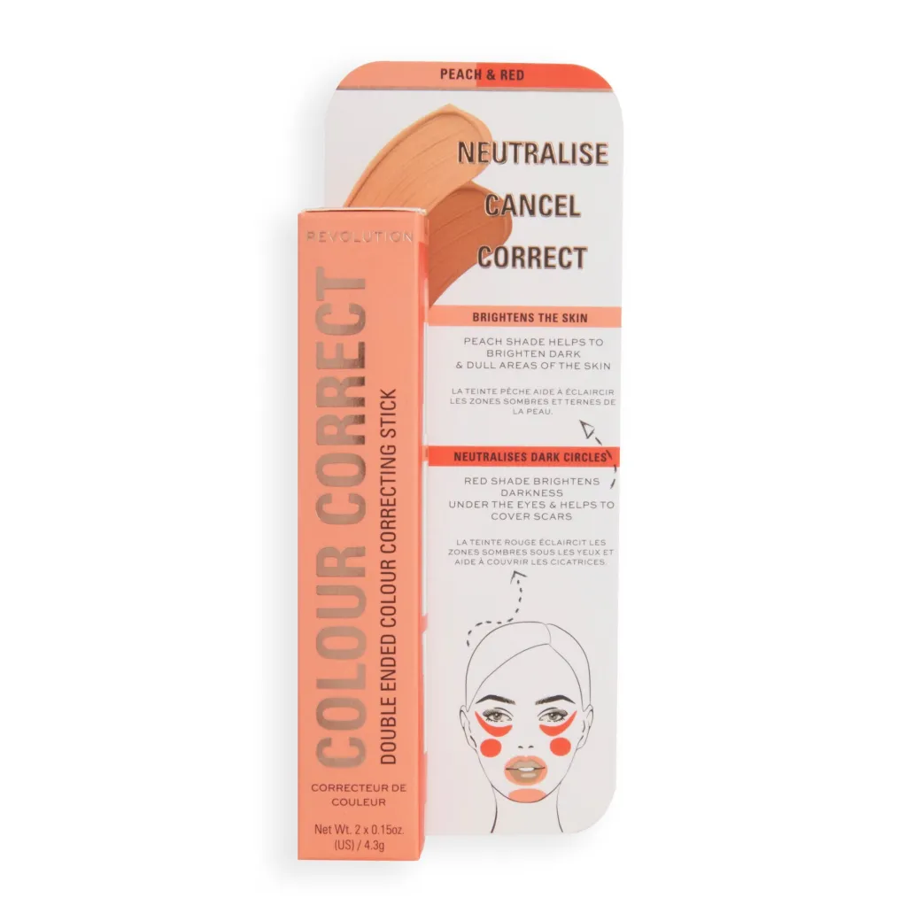 Makeup Revolution Color Correcting Stick Red & Peach