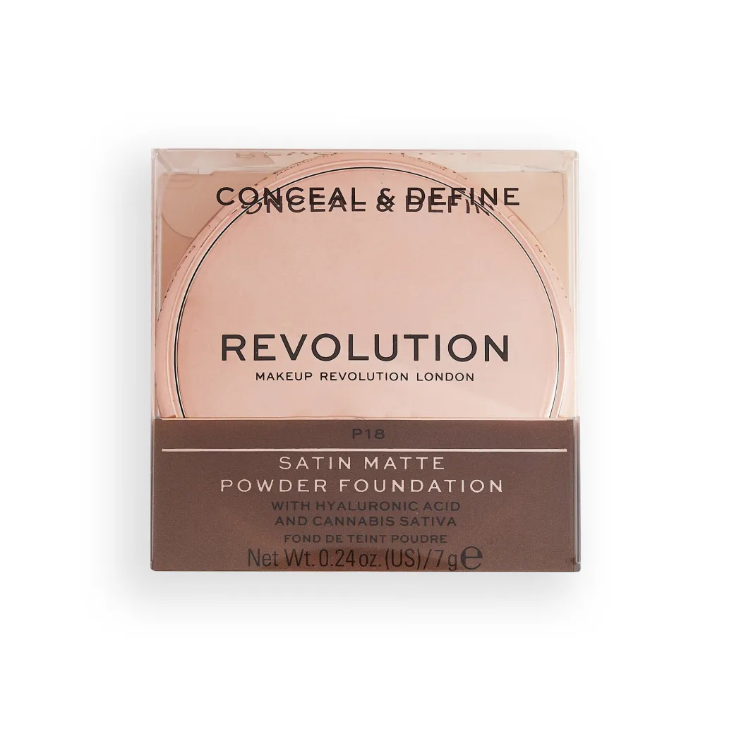 Makeup Revolution Conceal & Define Powder Foundation P18