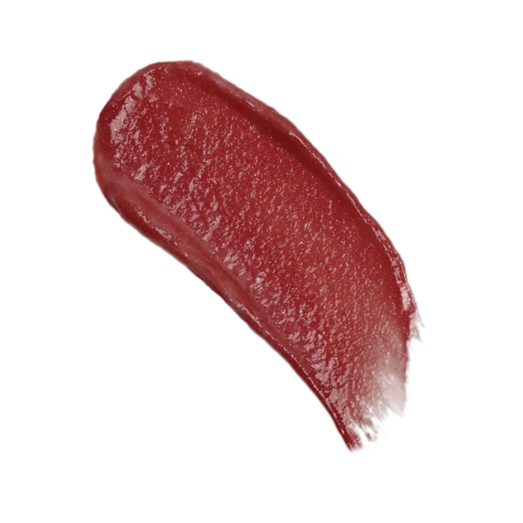 Makeup Revolution Festive Allure Ceramide Shimmer Lip Swirl Out Out Red
