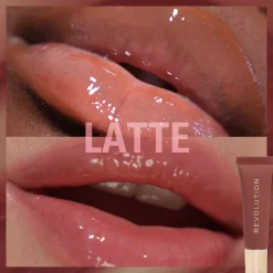 Makeup Revolution Juicy Peptide Lip Balm Nude Latte