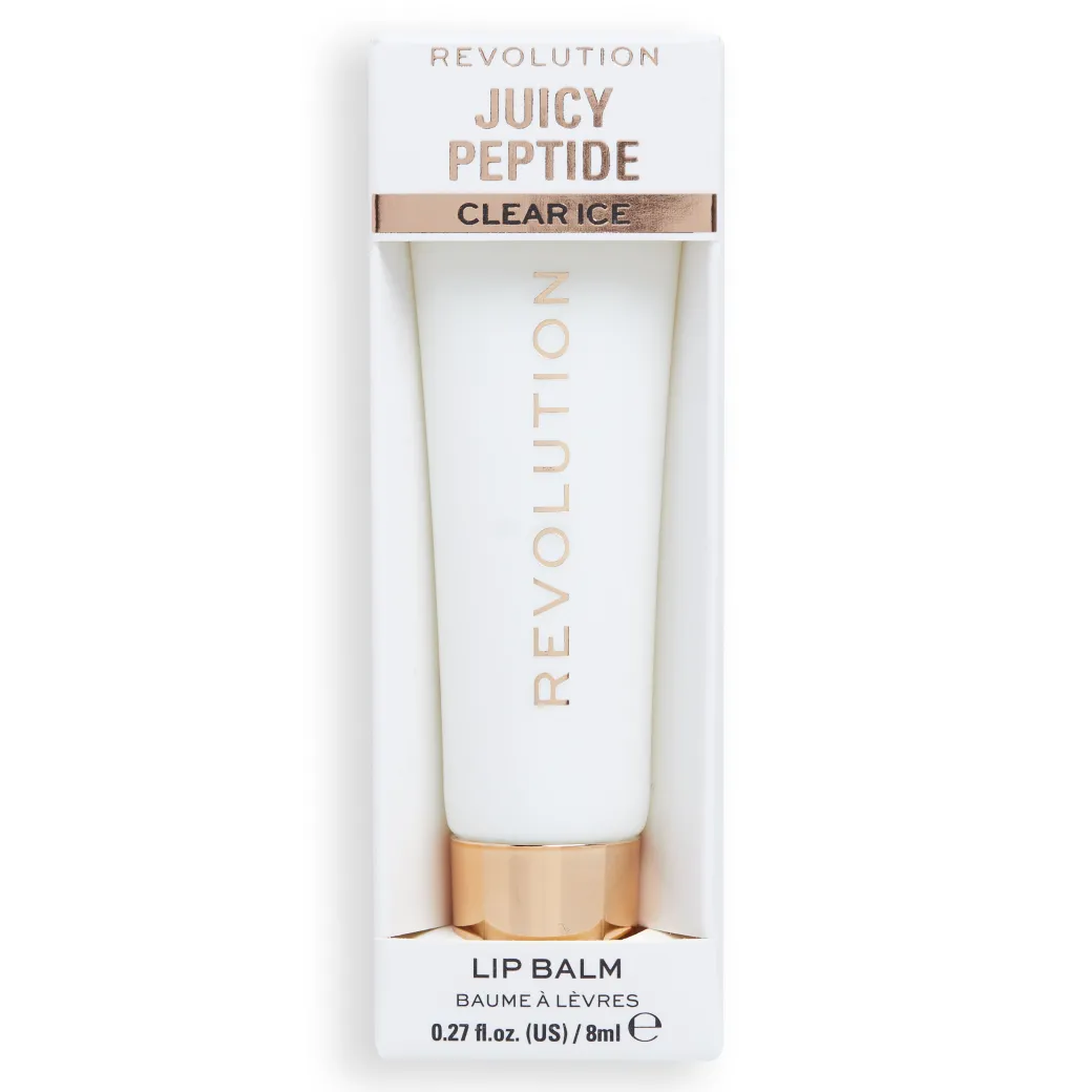 Makeup Revolution Juicy Peptide Lip Balm Clear Ice