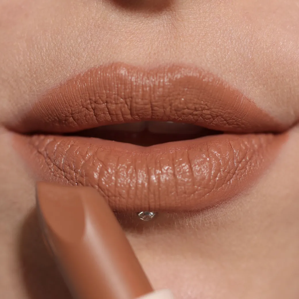 Makeup Revolution Lip Allure Soft Satin Lipstick Divine Brown