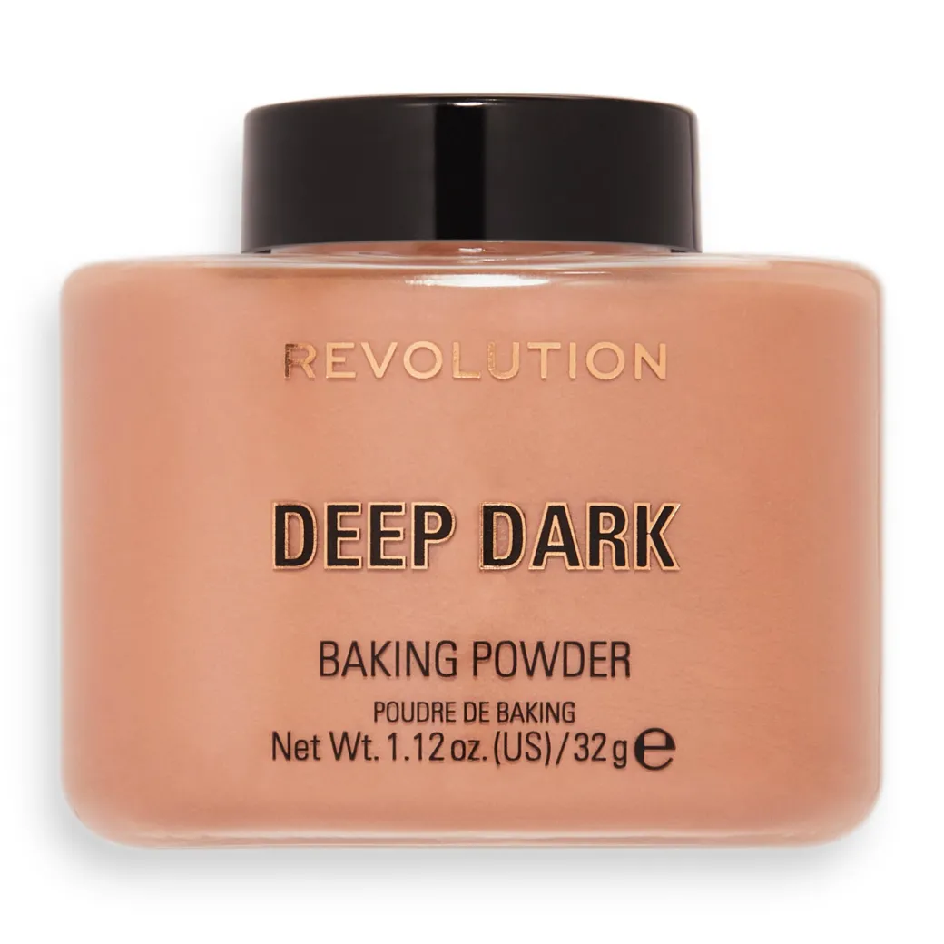 Makeup Revolution Loose Baking Powder Deep Dark