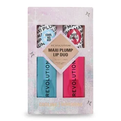 Makeup Revolution Maxi Plump Cool As Ice and Hot As Chilli Lip Set