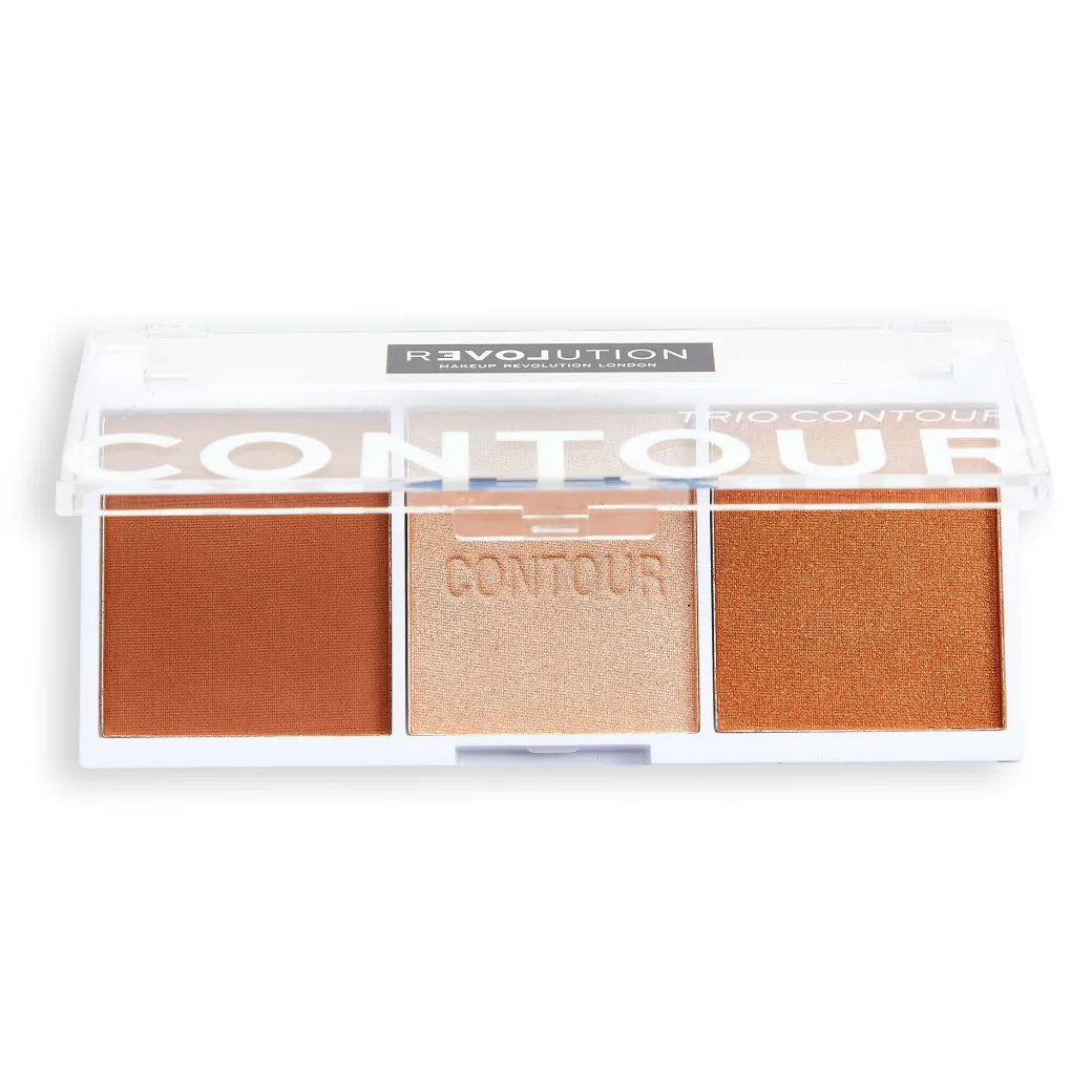 Relove by Revolution Color Play Contour Trio Palette Baked Sugar