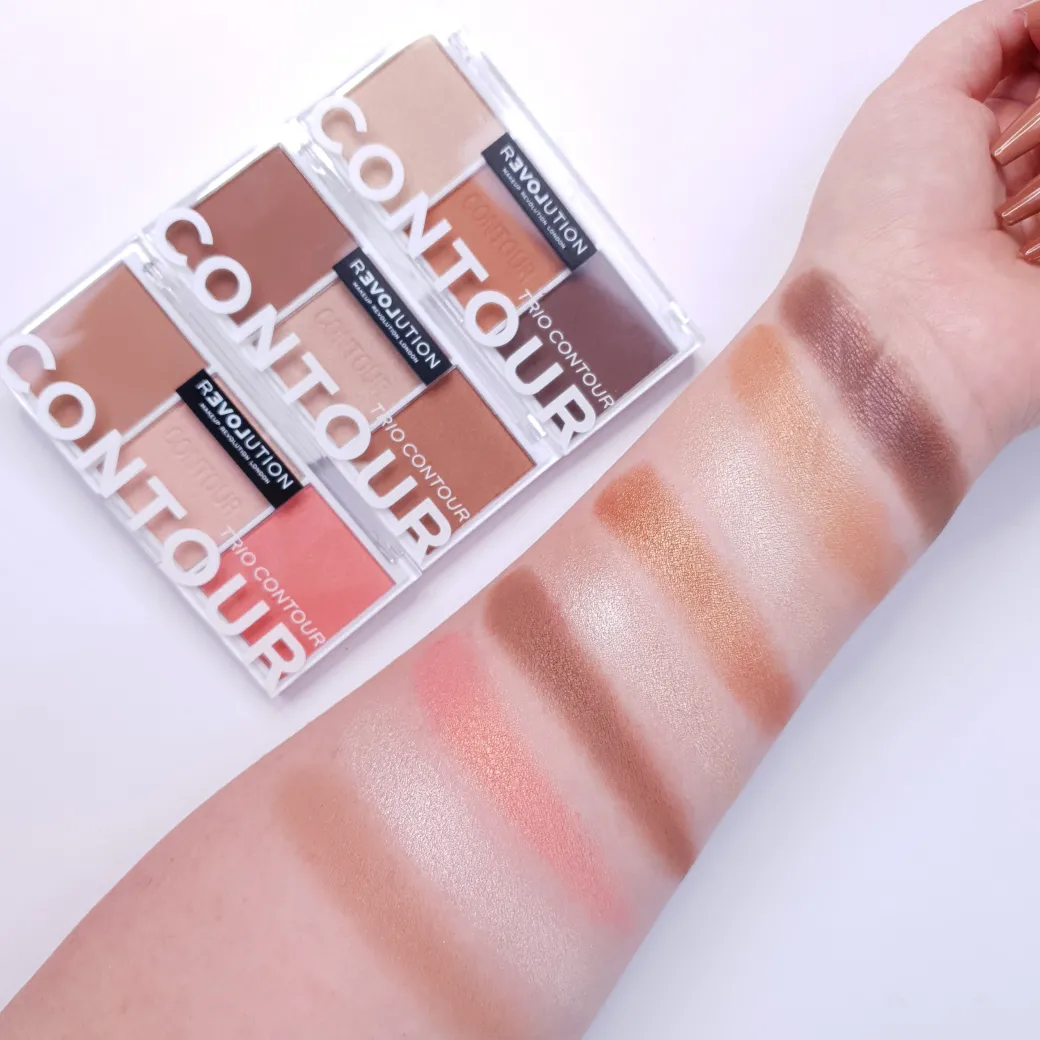 Relove by Revolution Color Play Contour Trio Palette Baked Sugar