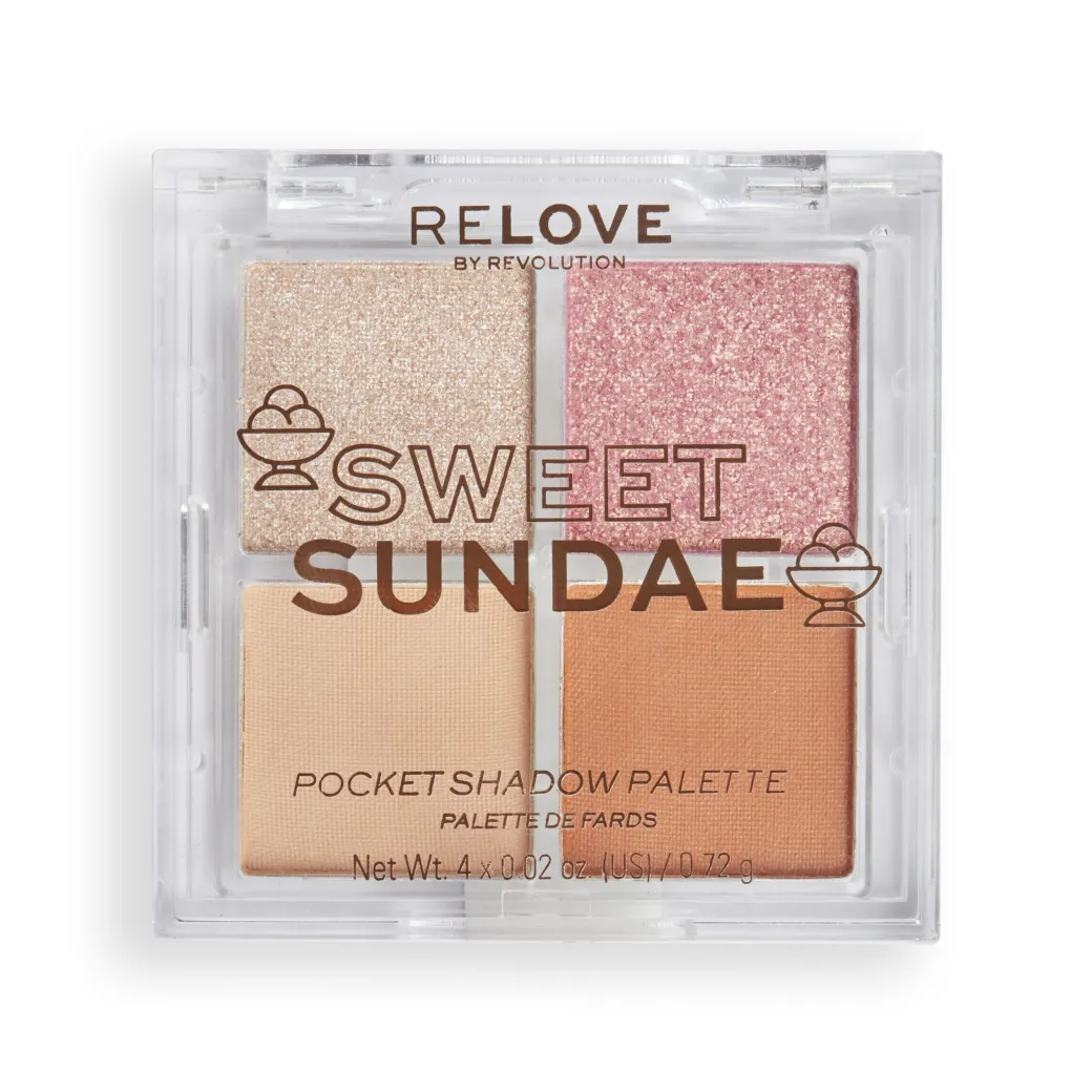 Relove Pocket Shadow Palette Sweet Sundae