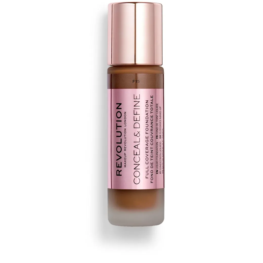 Revolution Conceal & Define Foundation F15 23ml
