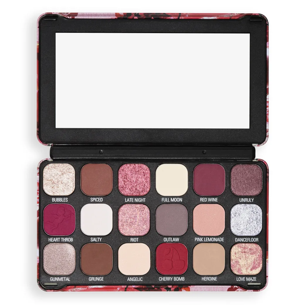 Revolution Forever Flawless Shadow Palette Cherry Rebel Red