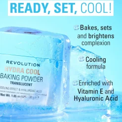 Revolution Hydra Cool Cooling Loose Baking Powder Translucent