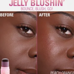 Revolution Jelly Blush Stick Lip and Cheek Stain Peach Orange