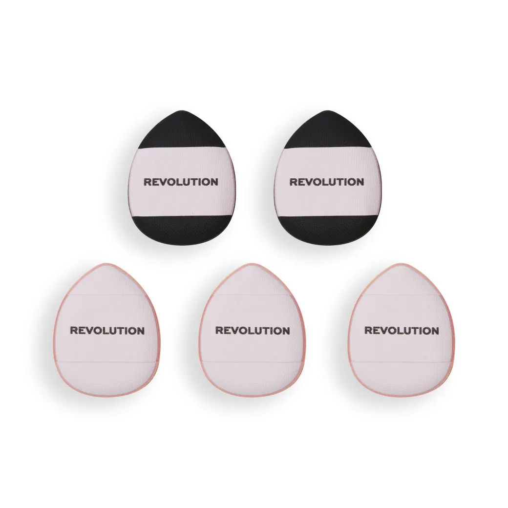 Revolution Mini Finger Powder Puff Set (5 Pack)