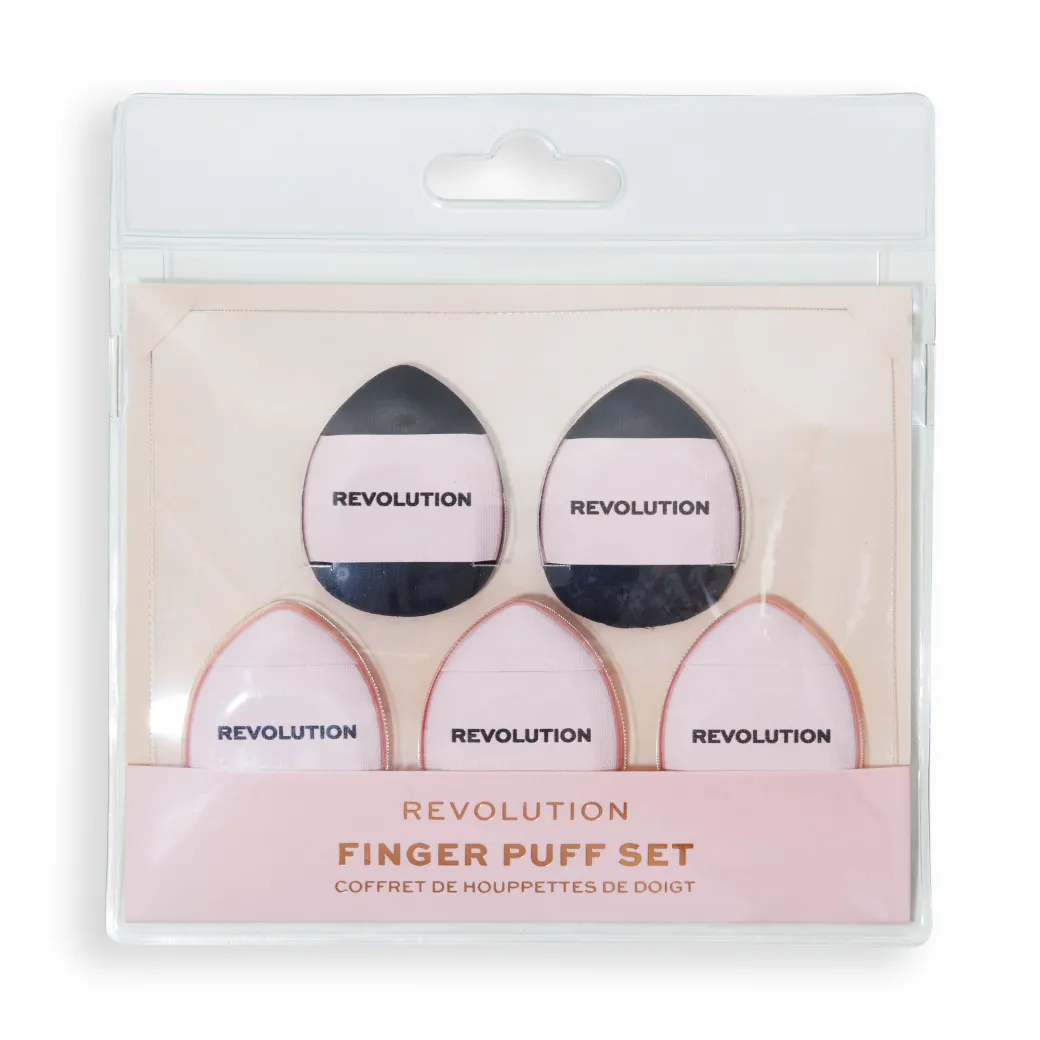 Revolution Mini Finger Powder Puff Set (5 Pack)