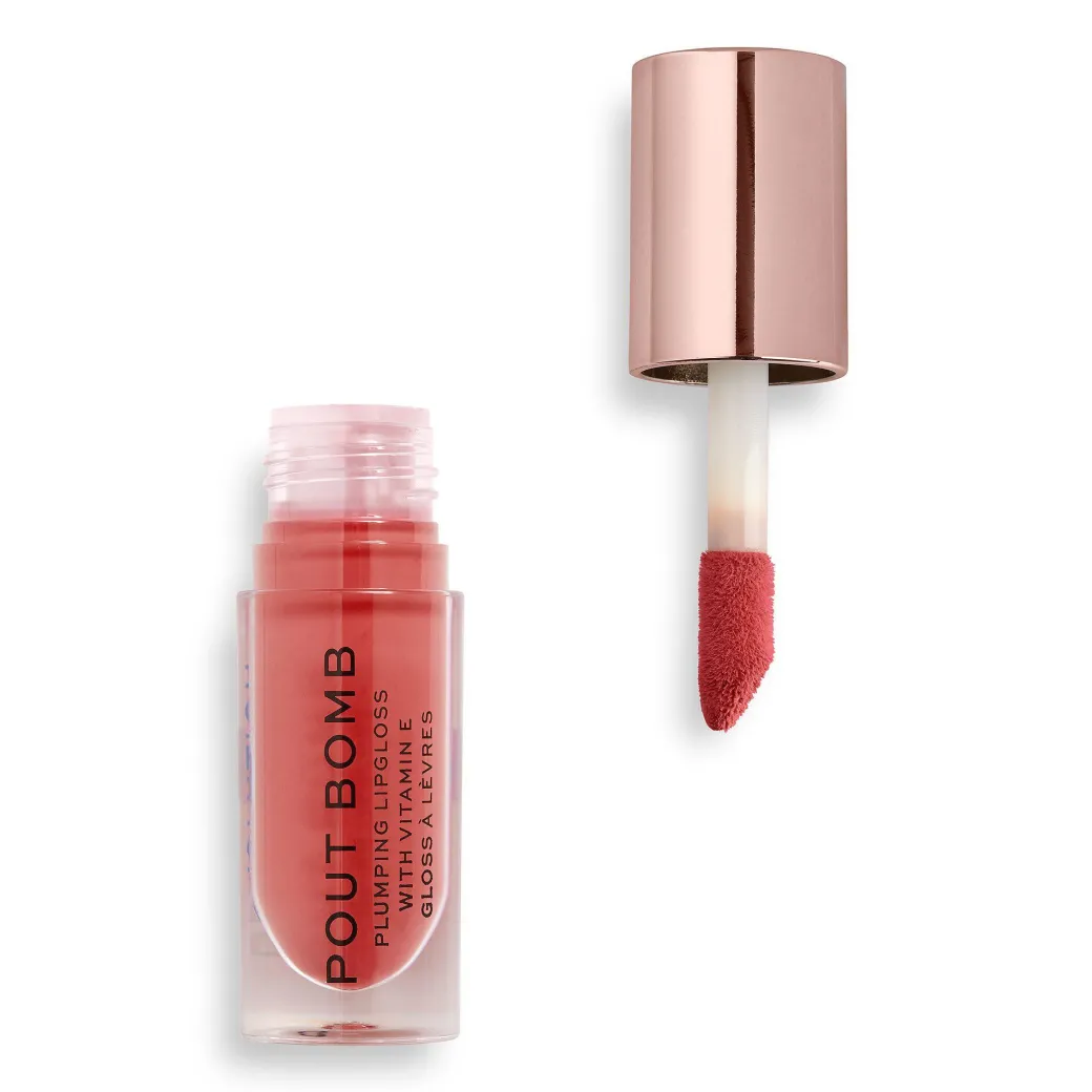 Revolution Pout Bomb Plumping Gloss Peachy Coral