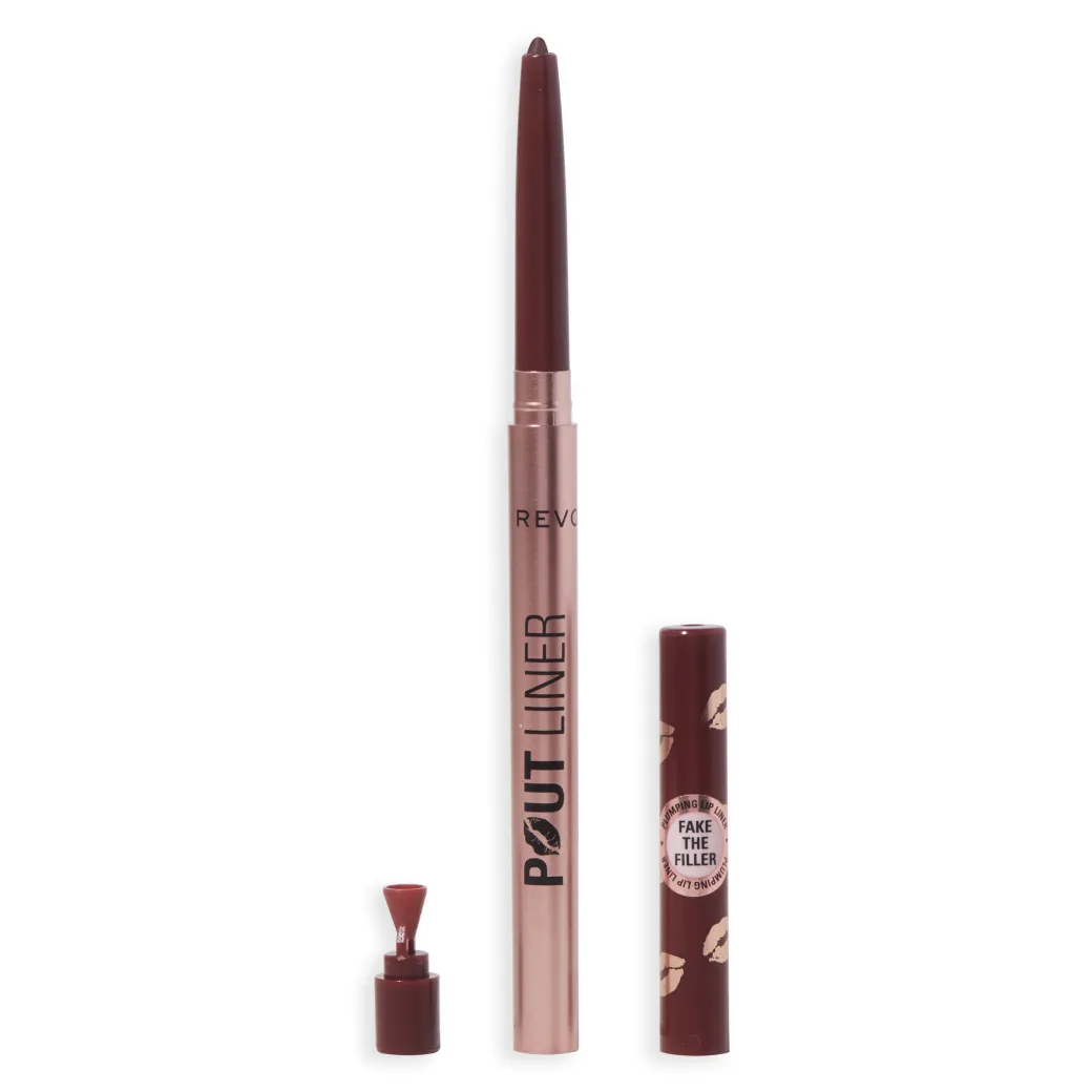 Revolution Pout Bomb Plumping Lip Liner Cookie Warm Brown