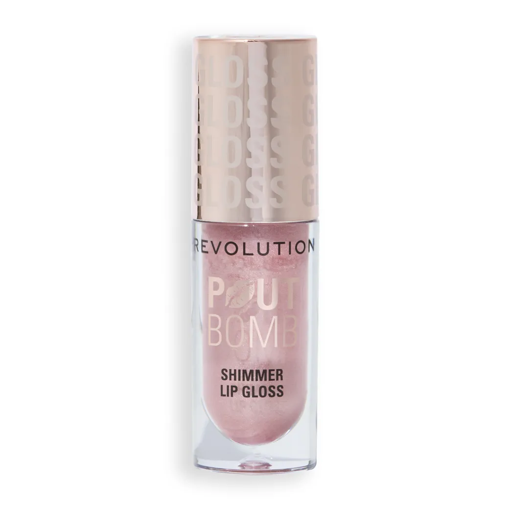 Revolution Pout Bomb Shimmer Gloss Shine Pink