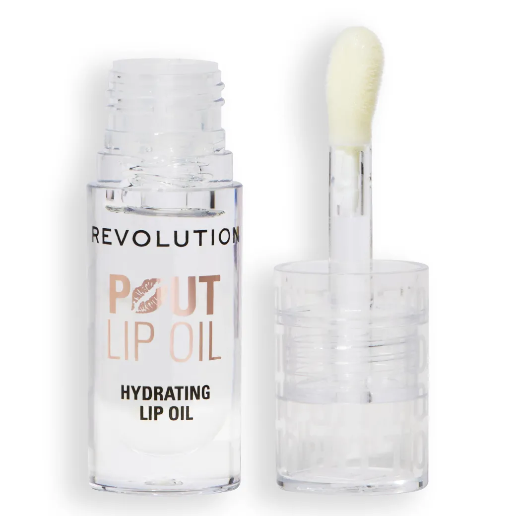 Revolution Pout Lip Oil Lychee Clear