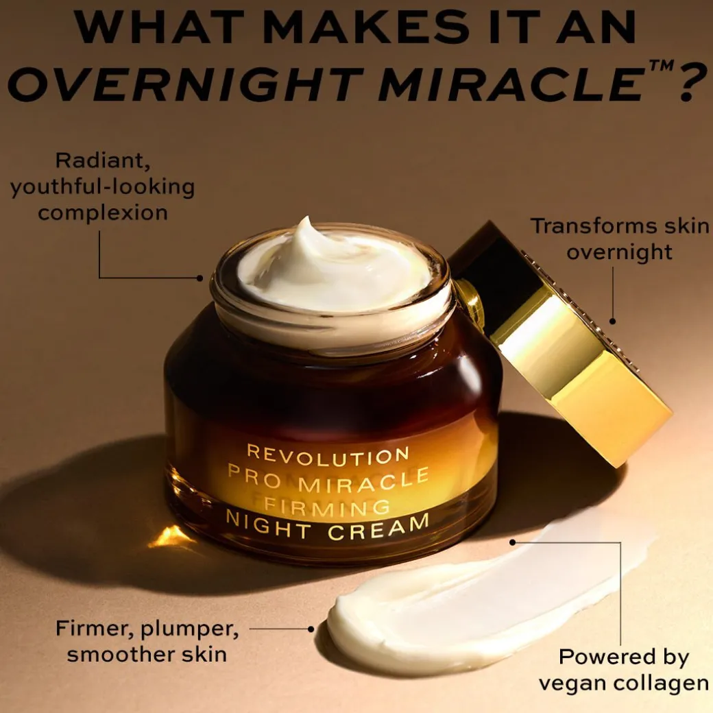 Revolution Pro Miracle Vegan Collagen Firming Night Cream