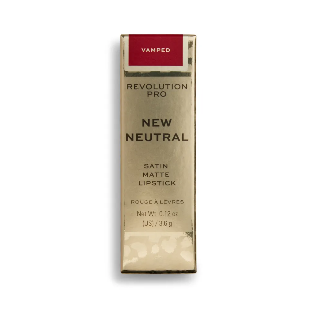 Revolution Pro New Neutral Satin Matte Lipstick Vamped