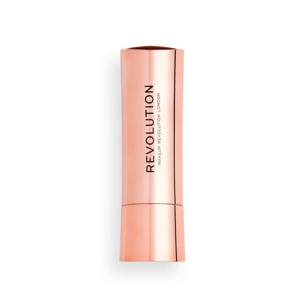 Revolution Satin Kiss Lipstick Rosé Muted Red