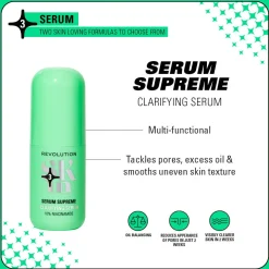 Revolution Skin Serum Supreme 10% Niacinamide Serum Clarifying Serum 30ml