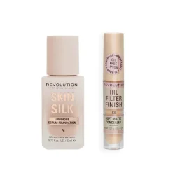 Revolution Skin Silk Foundation & IRL Concealer Duo