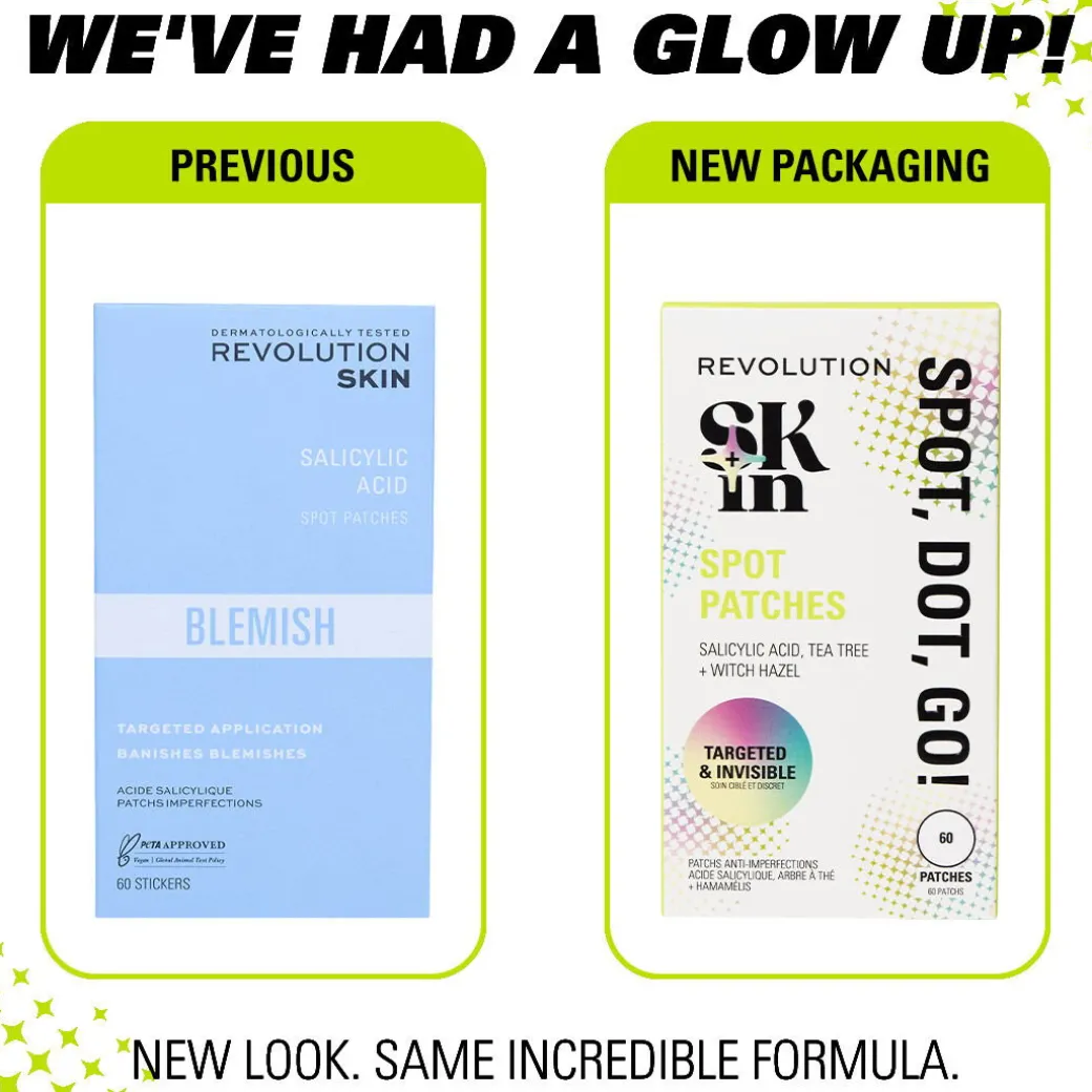 Revolution Skin Spot, Dot, Go! Salicylic Acid Spot Patches 60 Patches