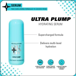 Revolution Skin Ultra Plump Multi-Weight Hyaluronic Acid Hydrating Serum 30ml