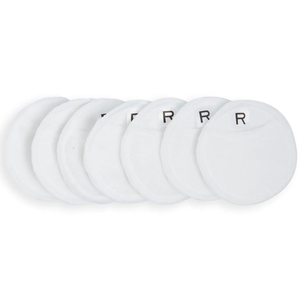 Revolution Skincare Recycled & Reusable Cleansing Pads White