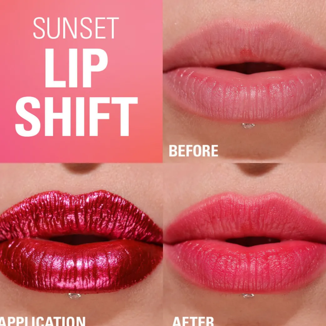 Revolution Sunset Lip Shift Peel Off Lip Stain Flushed Pink