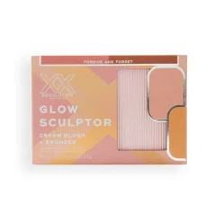 XX Revolution Glow Sculptor Cream Blush and Bronzer Forgive and Forget Pink